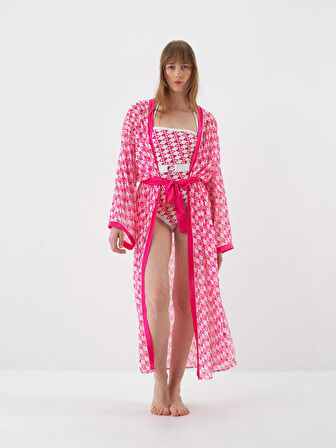 Pembe Oversize  Kimono