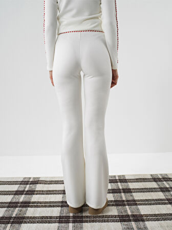 Xint Ekru Modal Dokulu Regular Fit Pantolon