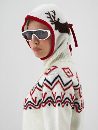 Xint Ekru Yumuşak Dokulu Oversize Hırka