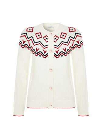 Xint Ekru Yumuşak Dokulu Oversize Hırka