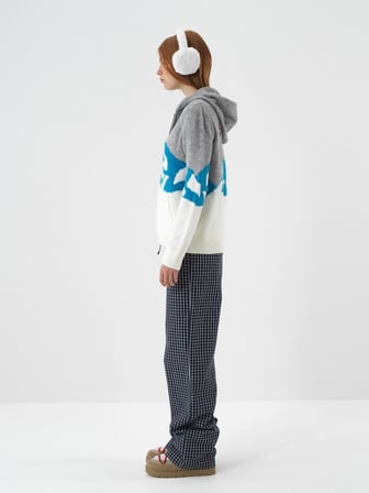 Xint Gri Yumuşak Dokulu Oversize Hırka