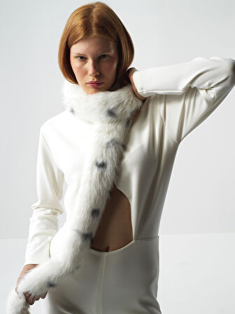 Xint Ekru Modal Dokulu Regular Fit Tulum