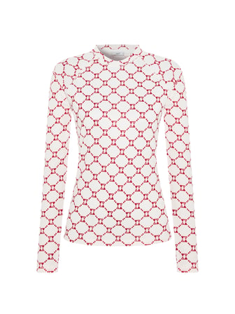Xint Ekru Esnek Dokulu Slim Fit Uzun Kollu Tişört