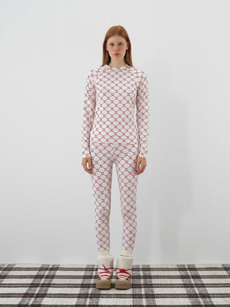 Xint Ekru Esnek Dokulu Slim Fit Uzun Kollu Tişört