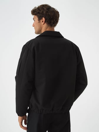 Xint Siyah Formunu Koruyan Regular Fit Mont