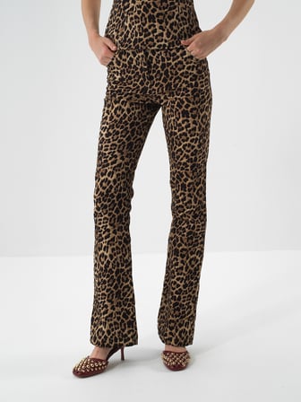 Xint Camel Pamuk Dokulu Regular Fit Pantolon