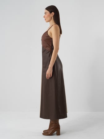Xint Camel  Regular Fit Elbise