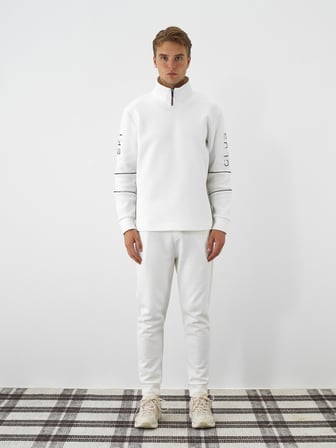 Xint Ekru Pamuk Dokulu Regular Fit Sweatshirt