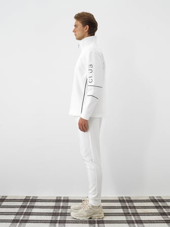 Xint Ekru Pamuk Dokulu Regular Fit Sweatshirt