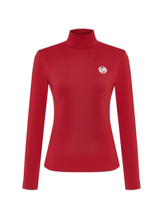 Xint Kırmızı Esnek Dokulu Slim Fit Tişört