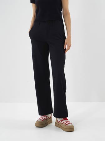 Xint Lacivert Esnek Dokulu Regular Fit Pantolon