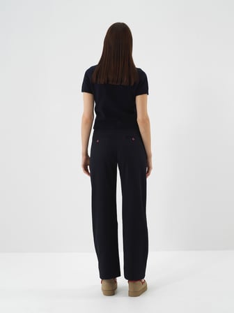 Xint Lacivert Esnek Dokulu Regular Fit Pantolon