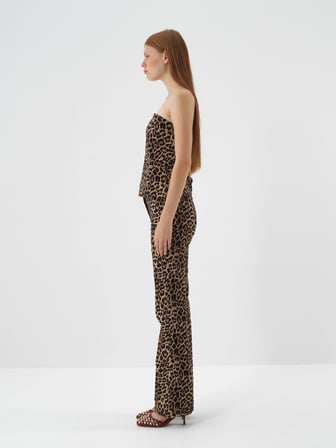 Xint Camel Pamuk Dokulu Regular Fit Bluz