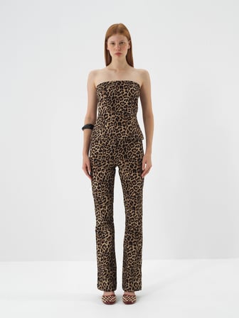 Xint Camel Pamuk Dokulu Regular Fit Bluz