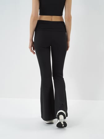 Xint Siyah Esnek Dokulu Slim Fit Tayt