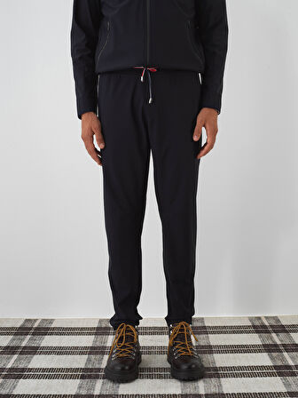 Xint Lacivert Esnek Dokulu Regular Fit Jogger Pantolon