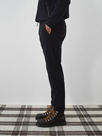 Xint Lacivert Esnek Dokulu Regular Fit Jogger Pantolon