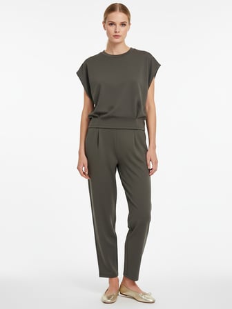 Xint Haki Pamuk Dokulu Oversize Bluz