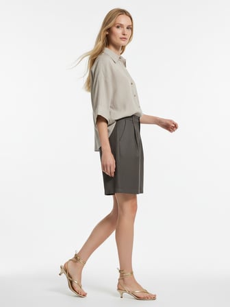 Xint Haki %100 Keten Oversize Şort