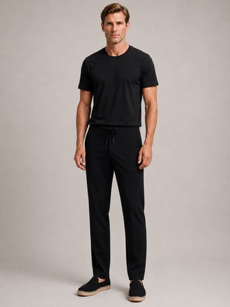 Xint Siyah Formunu Koruyan Slim Fit Jogger