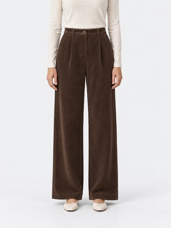 Xint Kahverengi Oversize Pantolon