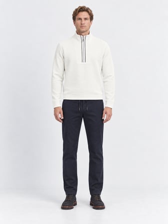 Xint Ekru Regular Fit Dik Pamuklu Sweatshirt