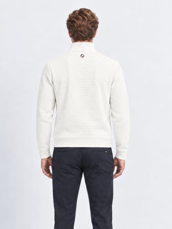Xint Ekru Regular Fit Dik Pamuklu Sweatshirt