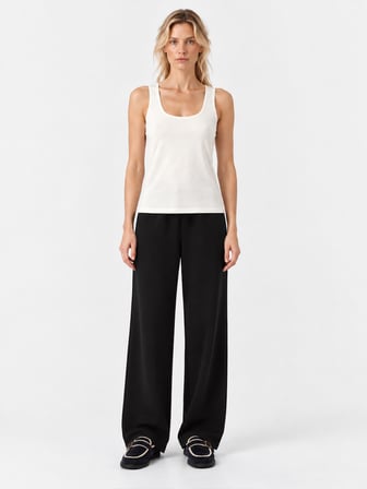 Xint Ekru Slim Fit U Yaka Modal Atlet