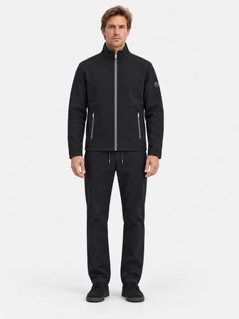 Xint Siyah Regular Fit Dik Sweat Mont