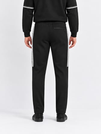 Xint Siyah Regular Fit Pamuklu Sweat Pantolon