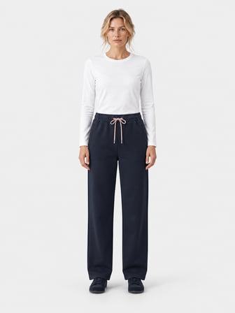 Xint Lacivert Oversize Pamuklu Sweat Pantolon