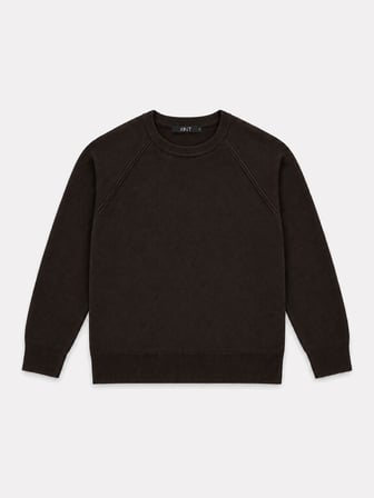Xint Kahverengi Oversize Bisiklet Yaka Kazak