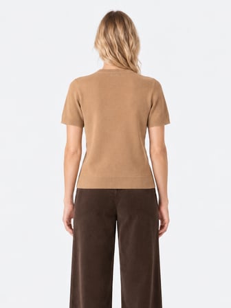 Xint Camel Regular Fit V Yaka Kazak