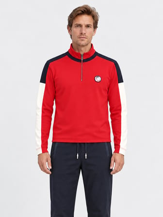 Xint Kırmızı Regular Fit Dik Sweatshirt