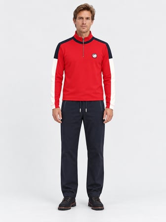 Xint Kırmızı Regular Fit Dik Sweatshirt