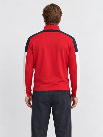 Xint Kırmızı Regular Fit Dik Sweatshirt