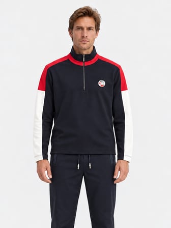 Xint Lacivert Regular Fit Dik Sweatshirt