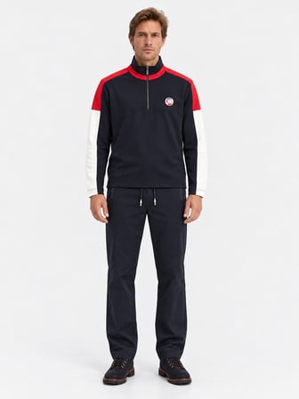 Xint Lacivert Regular Fit Dik Sweatshirt