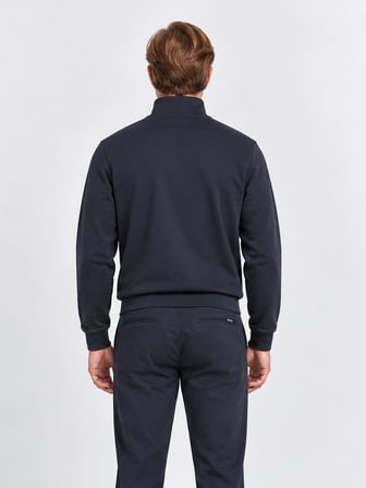 Xint Lacivert Regular Fit Dik Pamuklu Sweatshirt