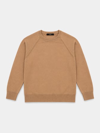 Xint Camel Oversize Bisiklet Yaka Kazak