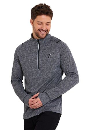 Advance Spor Sweatshirt Erkek Yüksek Yaka 1/4 Fermuar