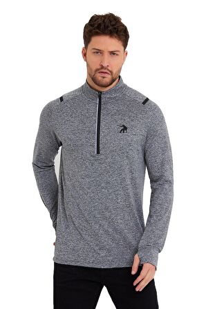 Advance Spor Sweatshirt Erkek Yüksek Yaka 1/4 Fermuar