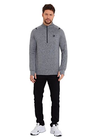 Advance Spor Sweatshirt Erkek Yüksek Yaka 1/4 Fermuar