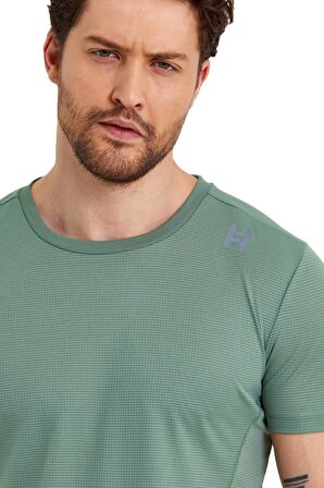 Erkek Spor Reflektör Baskılı Polyester Tişört