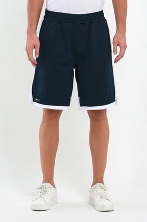 File Şeritli Polyester Erkek Spor Şort