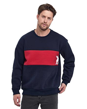 Erkek 3 İplik Oversize Sweatshirt