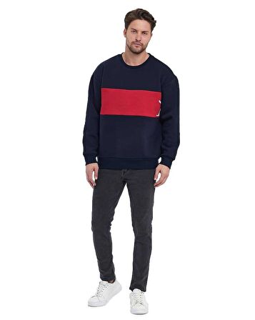 Erkek 3 İplik Oversize Sweatshirt