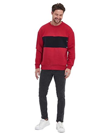 Erkek 3 İplik Oversize Sweatshirt