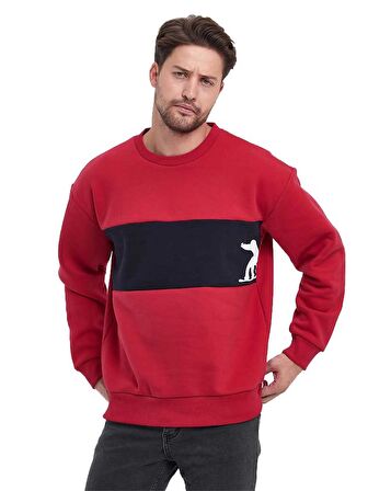 Erkek 3 İplik Oversize Sweatshirt