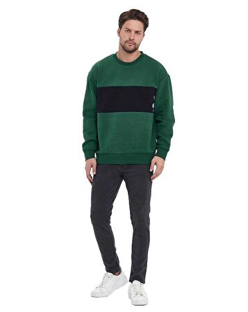 Erkek 3 İplik Oversize Sweatshirt